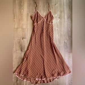 Guess Vintage Silk Spaghetti Strap Dress